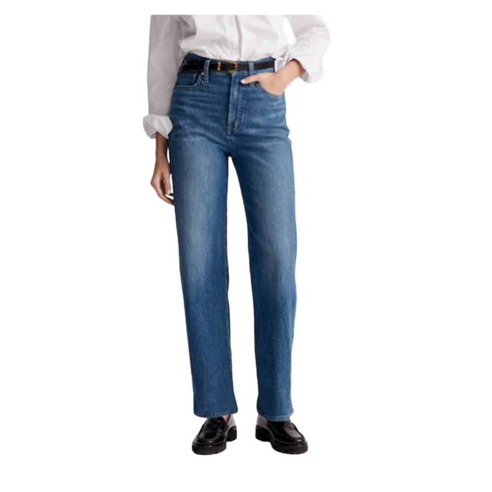 Madewell The Perfect Vintage Wide-Leg Jean in Leifland Wash Size 28 Baggy Jeans